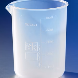 Vaso de precipitado plástico forma baja